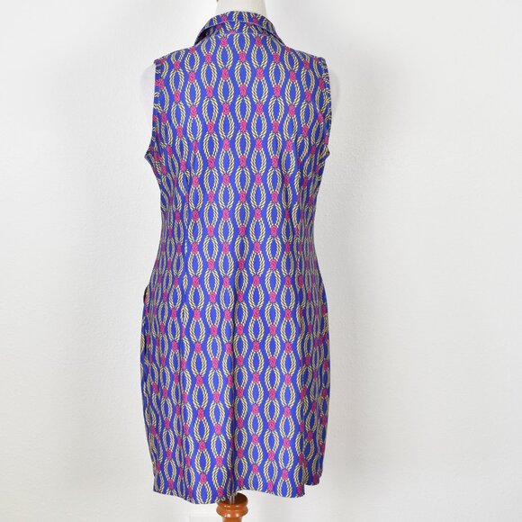Tee 2 Sea Golf Nautical Print Sleeveless Dress - XL - Picture 5 of 8